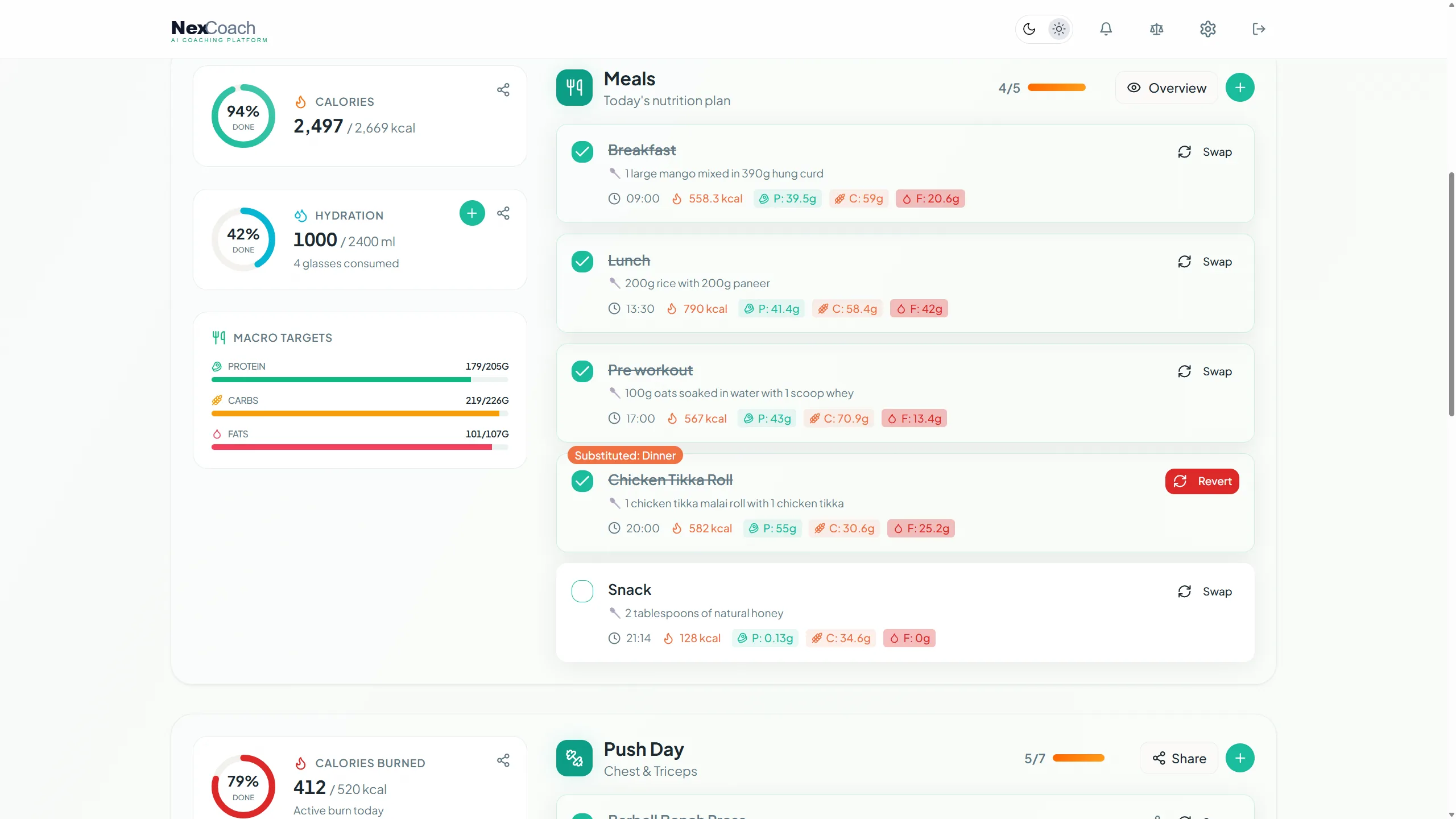 Client Dashboard